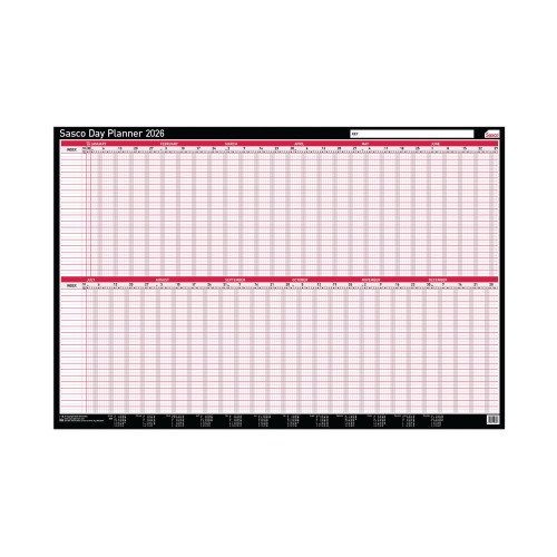 SASCO Day Planner 2026 mounted