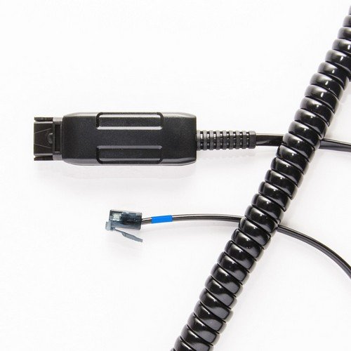 Plantronics Compatible Qd To Rj11 Allows The Amplifed Headset To Detach Without Losing The Call.