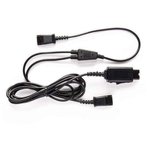 Plantronics Compatible Qd To 2 Qd S Allows The Headset To Detach Without Losing The Call.