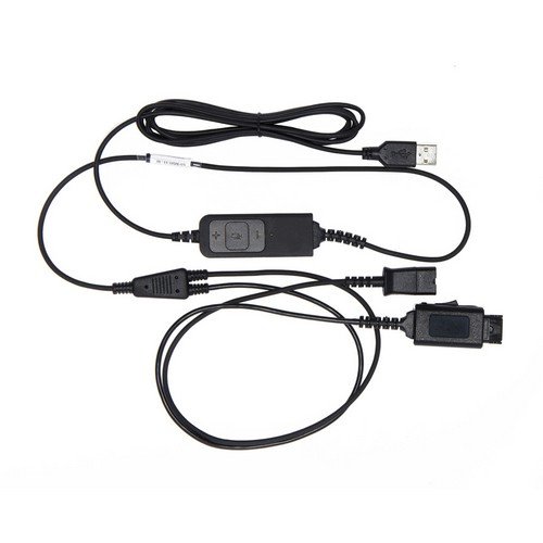 Plantronics Compatible Usb To 2 Qd S Allows The Headset To Detach Without Losing The Call.