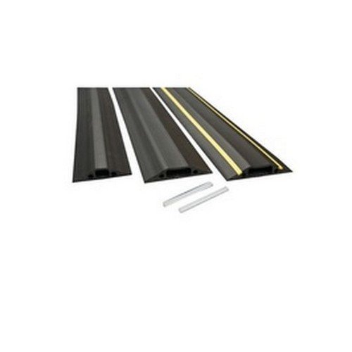 D-Line Black Medium Duty Floor Cable Cover 9M Long 83mm Wide