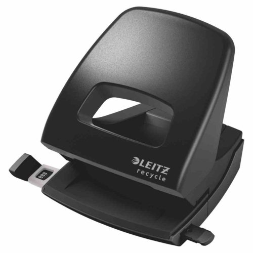 Leitz Recycle Hole Punch 30 sheet Black