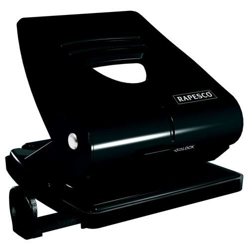Rapesco 827 2Hole Metal Punch Black Hole Punches PR9174