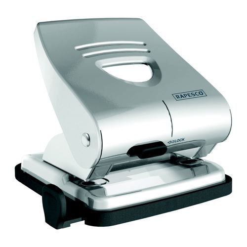Rapesco 827 2Hole Metal Punch Silver Hole Punches PR9175