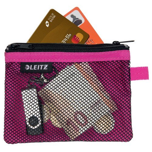 Leitz WOW Small 2Pocket Pouch Pink