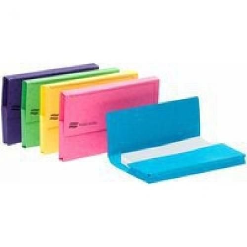 Europa Pocket Wallets Assorted C Lilac Lime Lemon Pink & Turquoise 300 Micron Pack 25