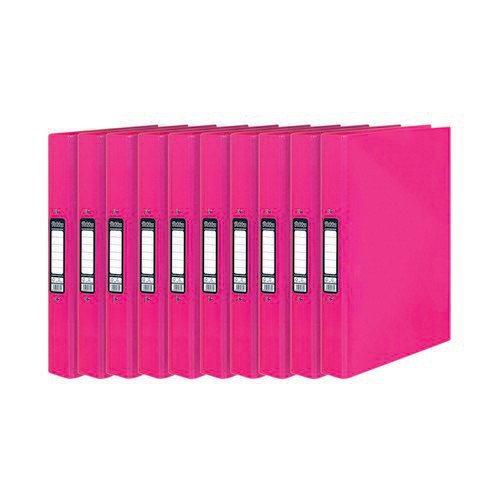 Brights A4 Ringbinder Pink Ring Binders RB1224
