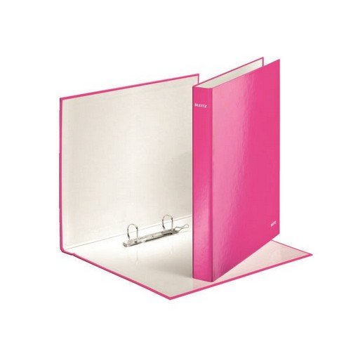 Leitz Wow Ringbinder A4 2Dr 25mm Pink