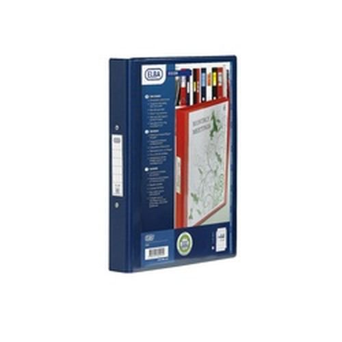 Elba Vision Ring Binder A4 25mm Capacity 30mm Spine 2 ORing Blue