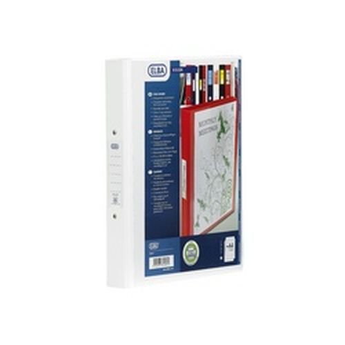 Elba Vision Ring Binder A4 25mm Capacity 30mm Spine 2 ORing White