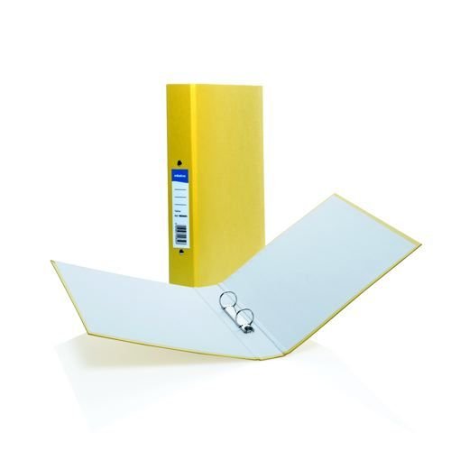 Initiative Paper on Board 2 Ring Binder 25mm Capacity A4 Yellow