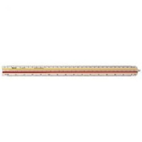 Rotring Ruler Triangular Reduction Scale 1 Architect 1-10 to 1-1250 2 Colr Flutings