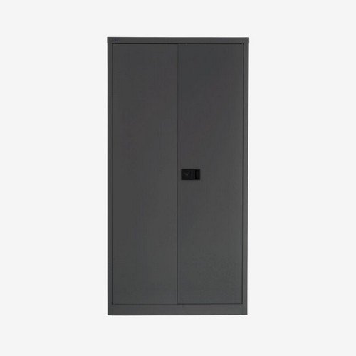 Bisley 2 Door Stationery Cupboards  1000mm High  Chalk