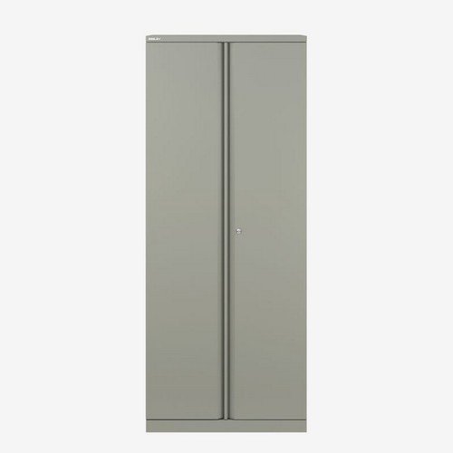 Bisley 2 Door Stationery Cupboards  1806mm High  Light Grey