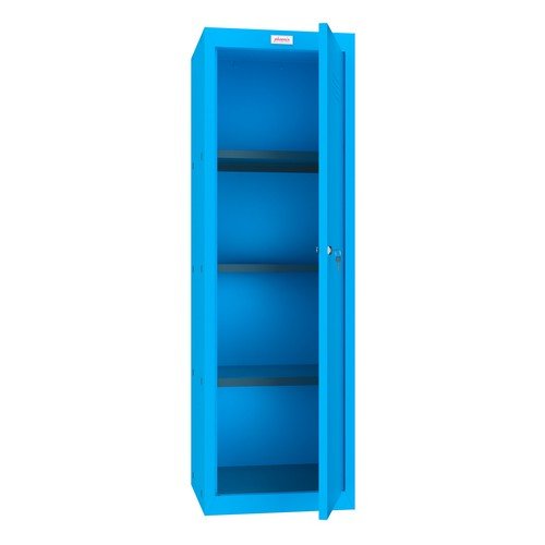 Phoenix CL Series CL1244BBK Size 4 Cube Locker in Blue with Key Lock