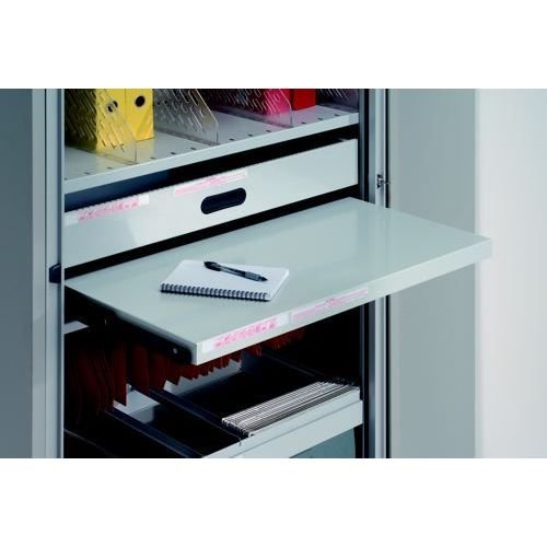 Bisley Roll Out Reference Shelf Black