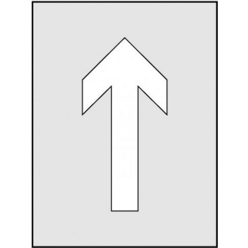 Arrow Symbol Stencil (300 x 400mm)
