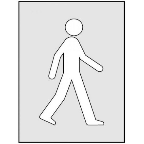Walking Man Stencil (400 x 600mm)