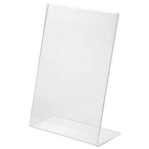 Injection Moulded Clear Acrylic Sign Holder A4