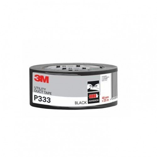 Scotch P333 Utility Multi-use Duct Tape Black 48mm x 25m (Roll) - 7100192815