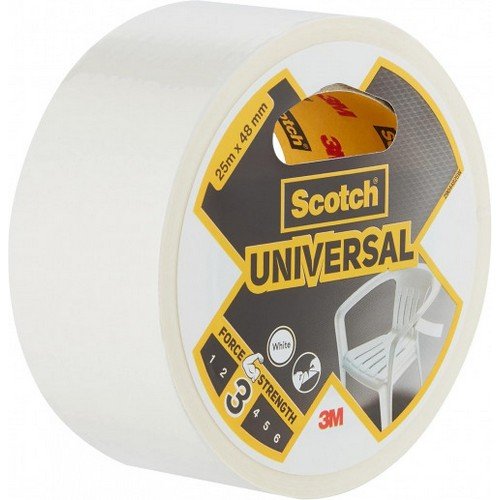Scotch Extremium Universal Duct Tape White 48mm x 25m (Roll) - 7100205295