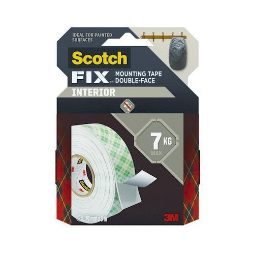 Scotch-Fix Double-Sided Interior Mounting Tape 19mmx3m 7100263305