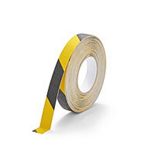 Durable DURALINEÂ® GRIP Floor Marking Tape 25mm Yellow/Black