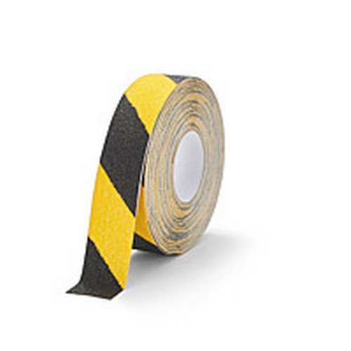Durable DURALINEÂ® GRIP+ Floor Marking Tape 50mm Yellow/Black