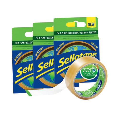 Sellotape Zero Plastic 24mmx30mBuy 2 get 1 Free