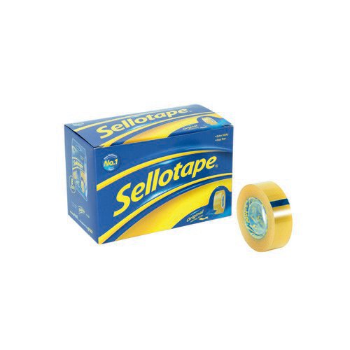 Sellotape Golden Tape 18mm x 33m Pack 8 Adhesive Tape SE2130