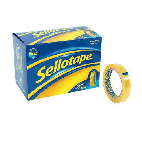 Sellotape Golden Tape 18mm x 66m Pack 16 Adhesive Tape SE2132