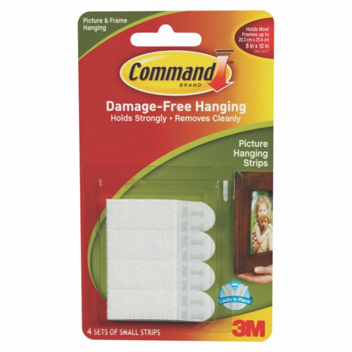 Command Pic Hanging Strips 8Med/16 Large Value Pack