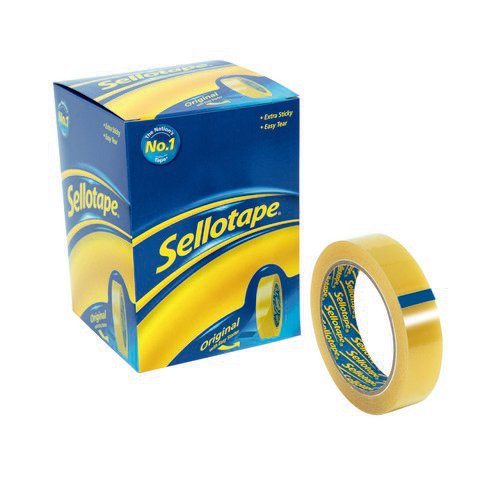 Sellotape Golden Tape Retail Pack 24mmx50m Adhesive Tape SE9326