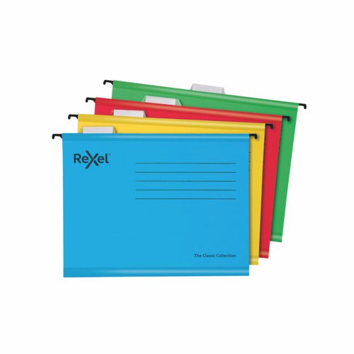 Rexel Classic Suspension File A4 Assort Pack 10