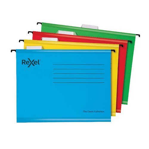 Rexel Classic Suspension File Fc Blue Pack 25