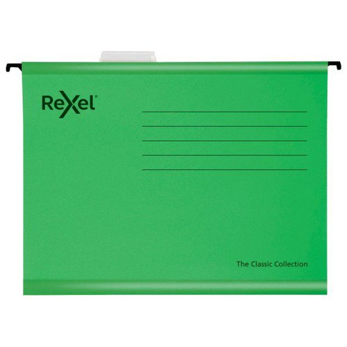Rexel Classic Suspension File Fc Green Pack 25