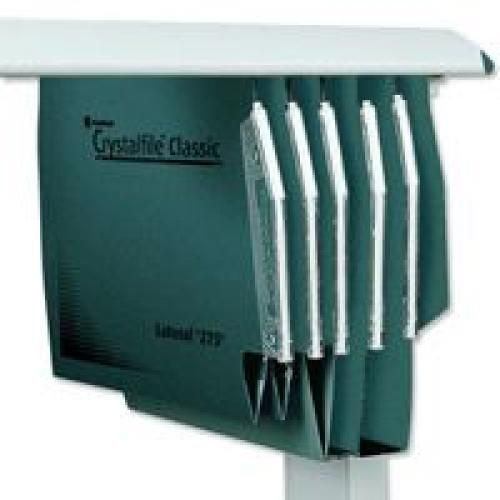 Crystalfile Lateral File 50mm Capacity with Tabs & Inserts Green Pack 50