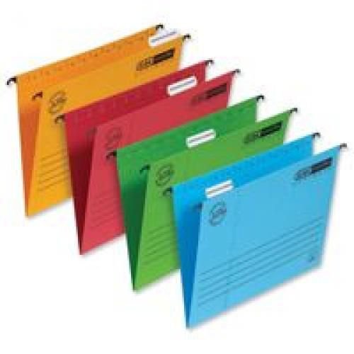 Elba Foolscap Ultimate Flex Suspension File Green