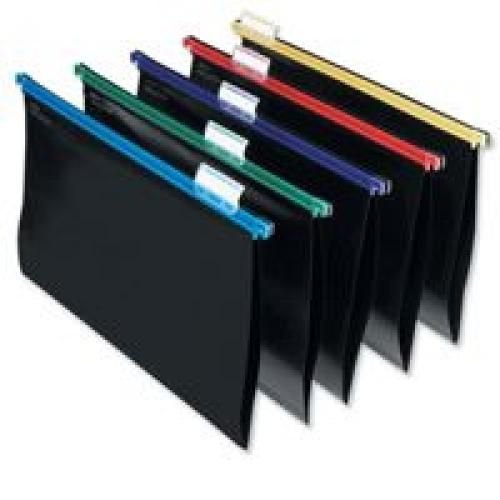 Snopake HangGlider Suspension Files Polypropylene with Tabs Foolscap Assorted Pack 25