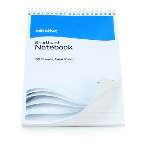 Initiative Shorthand Notebook 300 Pages 203x127mm (8x5 Inch) 60gsm