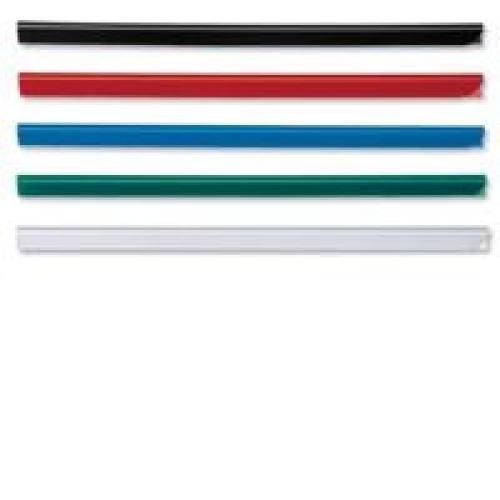 Durable Spinebars 6mm A4 Clear Pack 50