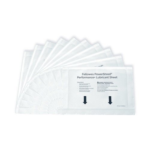Fellowes Powershred Lubricant Sheets