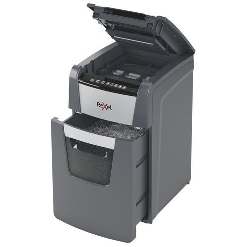 Rexel Optimum Auto+ 150X Cross Cut Paper Shredder Black