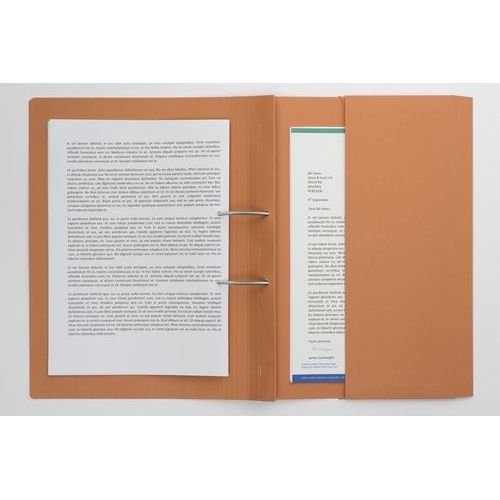 Guildhall Transfer Spiral Pocket File Right Hand Orange
