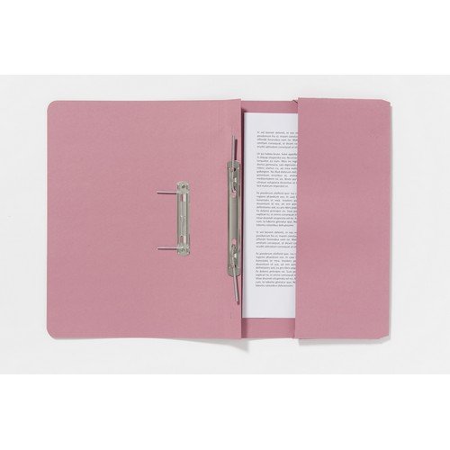 Guildhall Pocket Spiral File Foolscap Pink