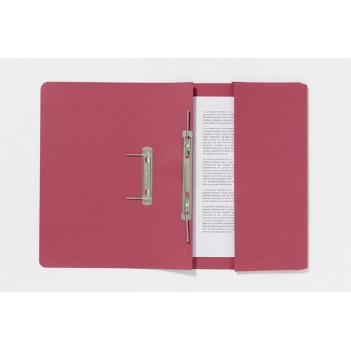 Guildhall Pocket Spiral File Foolscap Red