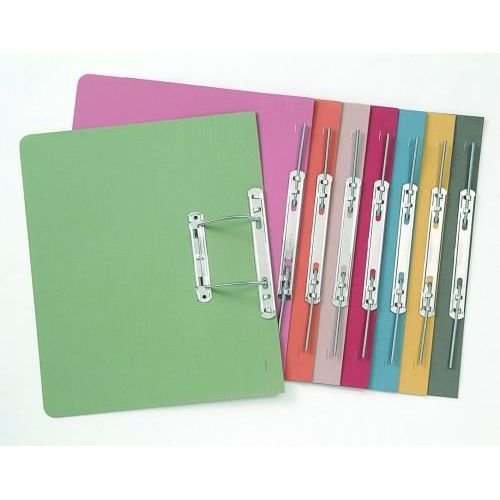 Guildhall Transfer Spring Files 315gsm Capacity 38mm Foolscap Blue