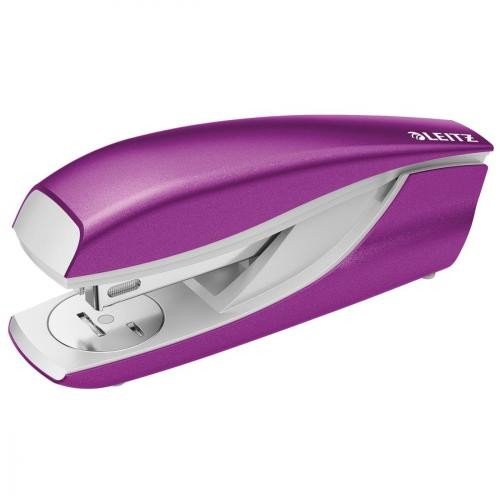 Leitz NeXXt WOW Stapler 3mm 30 Sheet Purple