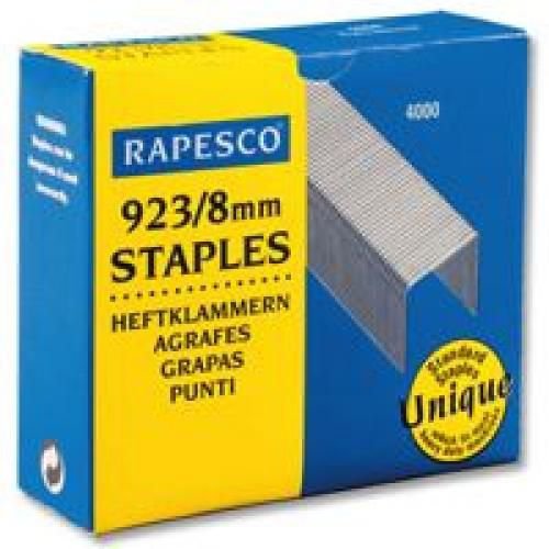 Rapesco Staples 923 Series 8mm Pack of 4000
