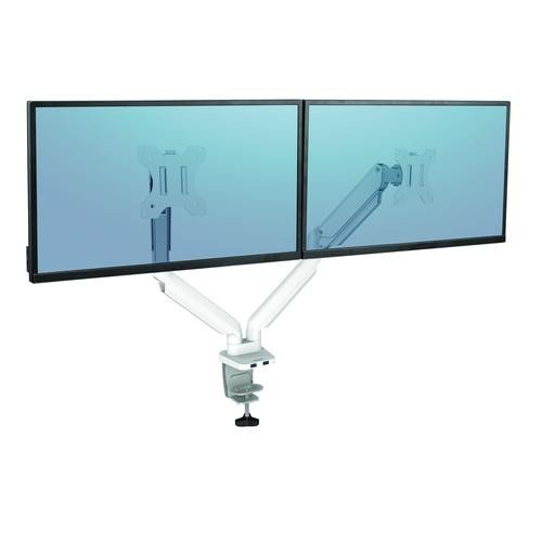 Fellowes Platinum Series Dual Monitor Arm White